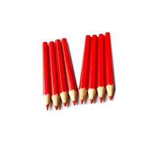 Crayons en bois personnalisables à prix de gros, couleur rouge, avec logo personnalisé – Écologiques et faciles à saisir - Product Image 2