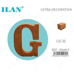 ILAN Lettera Decorativa in Legno G 15Cm per Decorazione Casa - Product Image 1