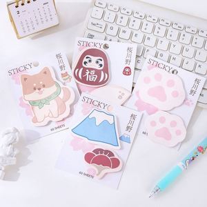 Kawaii <b>Sticky</b> <b>Notes</b> Set Cute Stationery Mini Memo Pad School Supplies Notepad Self-Adhesive - Product Image 2