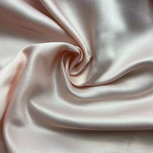 200 + रंग गुलाबी नरम 220gsm झुर्रियों-प्रतिरोधी पॉलिएस्टर मैट सैटिन कपड़े शादी की पोशाक शाम सटिन कपड़े - Product Image 4