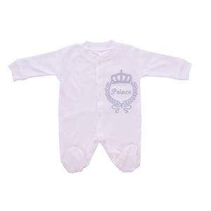 Vente en gros de grenouillères personnalisées de haute qualité pour bébés, ensemble de barboteuses en coton tricoté en bambou, nouveau design de printemps moderne et de luxe pour bébés garçons - Product Image 3