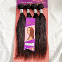 Lot de Cheveux Vietnamiens Remy en Gros, Mélange 4+1, avec Closure 4*4, Boucles Crépues, Couleur Naturelle, Double Trame Faite à la Machine pour Femmes Noires
