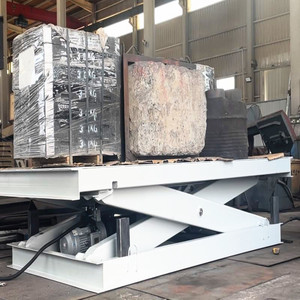 Plataforma Elevadora de Tijera Hidráulica Fija de Alta Calidad con Plataforma Giratoria en el Suelo, Capacidad de 1000 kg, Plataforma Elevadora de Tijera Eléctrica Vertical - Product Image 3