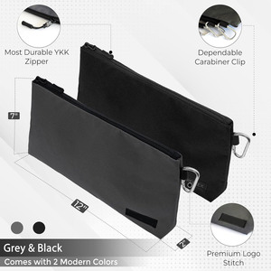 <span class=keywords><strong>2</strong></span> Gói Cao Cấp Tái Sử Dụng Công Cụ <span class=keywords><strong>Pouch</strong></span> Phong Cách Giản Dị Dây Kéo Túi Với Túi Bên Trong Xách Tay Bền Đa Năng Lưu Trữ <span class=keywords><strong>Pouch</strong></span> - Product Image 2