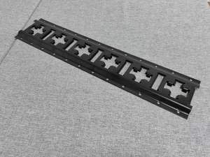 NOUVEAU Rail de Contention Horizontal Galvanisé et Revêtu par Poudrage X I E, Plaqué Zinc - Product Image 2