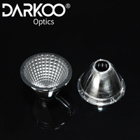 Lentille optique Cob Led haute puissance, diffuseur de lumière à 36 degrés, feuilles de lampe en plastique ondulé, couvercle réflecteur Pmma