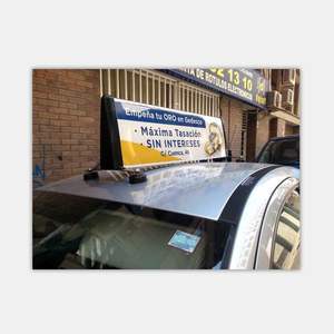 بيع بالجملة الصين سعر المصنع ضئيلة تصميم جديد علامة ضوء سيارة أجرة للإعلان الحل وسائل الإعلام - Product Image 2