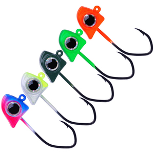 Têtes de jig pour la pêche au crapet, yeux 3D, hameçons de pêche 1/8oz 1/16oz 1/32oz pour la pêche au crapet, la pêche au black bass, la pêche à la truite, matériel de pêche - Product Image 6