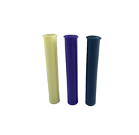 Tubes d'emballage en plastique PP écologique de 116 mm, opaques, avec bouchon pop-up, pour cigares, vente en gros