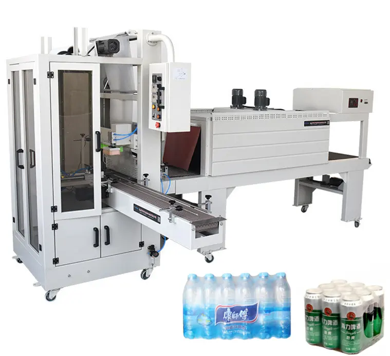 Mesin Kemasan Botol Air Otomatis, Mesin Pemotong dan Penyegel 5540 Pembungkus 6540