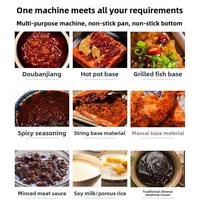 Robot de cuisson et mélangeur automatique commercial pour sauce chili, sauce tomate et confiture