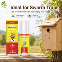 Spray attractif pour abeilles 100 ml, sûr, liquide appât pour nuages d'abeilles, fournitures d'apiculture pour attirer les abeilles