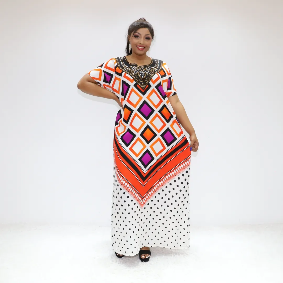 Vrouw Etnische Kleding Afrikaanse Abaya Ay Mode KT1062-340FY Abidjan Caftan Abaya