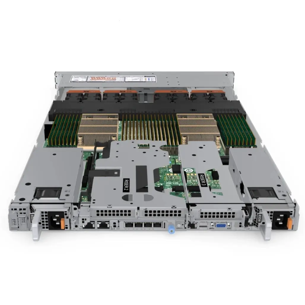 R650 1u Dual-Socket Rack Server Erp/Virtualisatie/Bestand Opslag R640 Upgrade Server