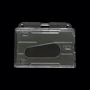 2 Slots Crystal Clear Transparent <b>Working</b> Card Holder - Product Image 3