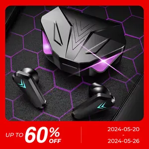 X15 sem fio Bluetooth 5.3 Gaming fone de ouvido mini verdadeiro carregamento magnético som de alta fidelidade fones de ouvido esportivos HD chamada fones de ouvido ar 2