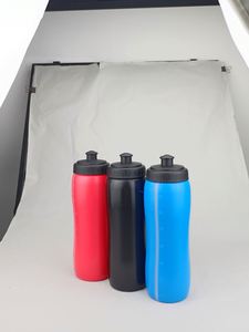 Botella de agua portátil aislada a prueba de fugas, de lona, para deportes, viajes, campamento, cantina, termo de vacío de goma, muestra gratuita. - Product Image 6