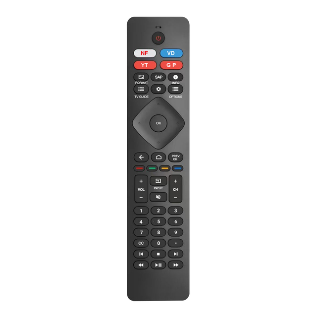 ES-RM296-1 Factory Price Replacement TV Remote Control for Philips Smart TV Universal 4K UHD Android Smart 50PFL5806 TVs