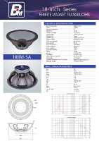 Speaker Acara Langsung Aluminium 18-Inci dengan Magnet Ferit 220mm & Kumparan Suara 4-Inci untuk Pertunjukan Langsung