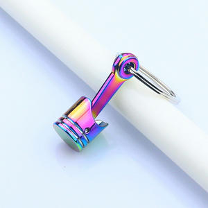 سلسلة مفاتيح أنيقة على شكل مكبس محرك السيارة مصنوعة من سبائك الزنك مع شعار بالليزر وطباعة بارزة ثلاثية الأبعاد - Product Image 6