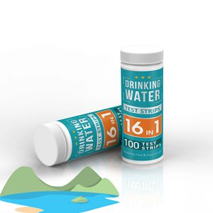 Kit di Analisi dell'Acqua 16-in-1 di Alta Qualità OEM ODM con Strisce Reattive per Test di Durezza, <span class=keywords><strong>Cloro</strong></span> e Acqua del Rubinetto e <span class=keywords><strong>Piscina</strong></span> - Product Image 1