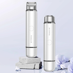 Depiladora Bikini 2 en 1 para Mujer, Maquinilla Eléctrica Indolora para Depilación Corporal, Púbica y Facial, Resistente al Agua, para Depilación en Seco y Húmedo - Product Image 1