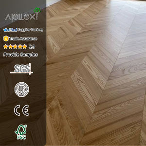 Piso de <span class=keywords><strong>Roble</strong></span> Europeo Apolloxy REACH 9, Moderno y Económico, con Acabado UV, Grado ABCD, No Tóxico, Diseño Chevron - Product Image 1