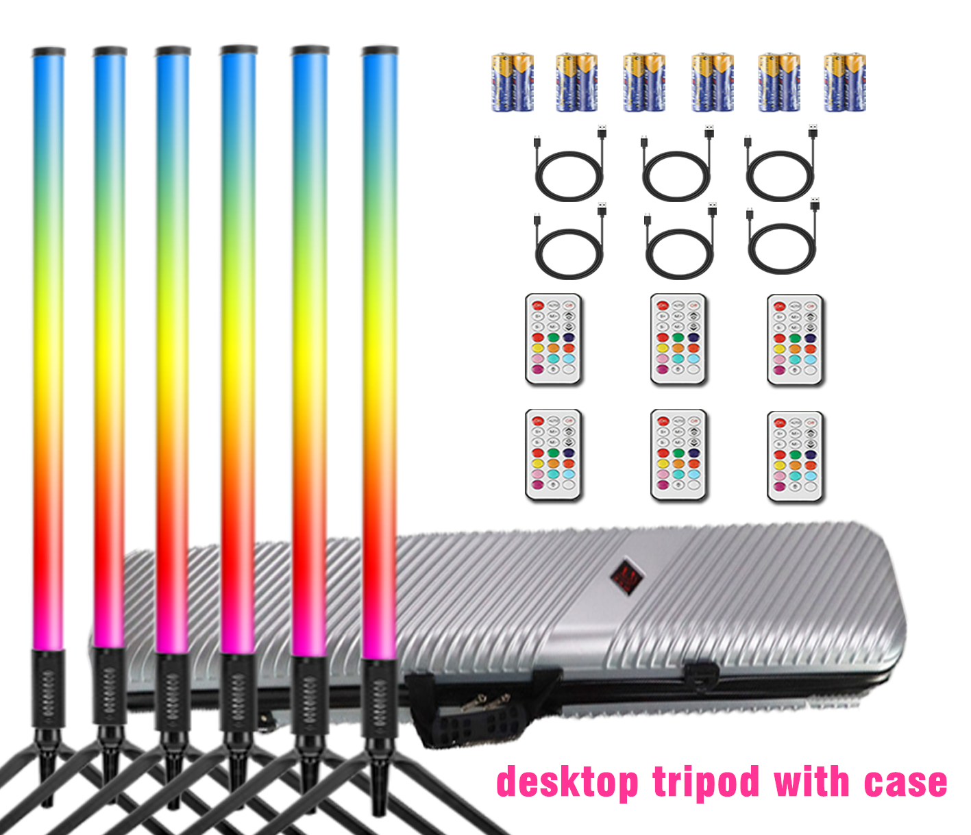 Black Desktop tripod with case