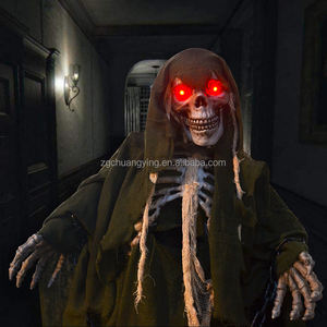 ปรับแต่งย้ายทหารโจรสลัดกะโหลกศีรษะมอนสเตอร์รุ่นต่อไปกะโหลกนักรบปีศาจดาบโทเสียหายโครงกระดูกที่สมบูรณ์ - Product Image 1