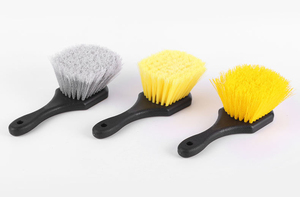 Gran oferta, mango de plástico duradero, rueda de coche de PP y cepillos para detalles de lavado y limpieza de neumáticos, cepillos para polvo de coche más vendidos - Product Image 3