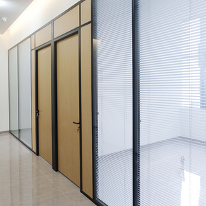 Vách ngăn kính đôi di động cho văn phòng gia đình vách ngăn khung nhôm với kính cầm tay - Product Image 4