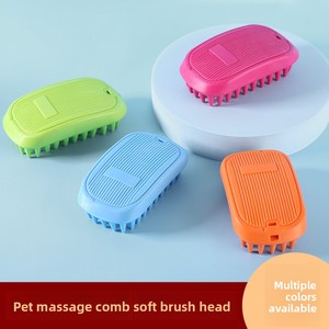 Spazzola e Pettine Massaggiante Morbido in TPR per Cani, Strumento per la Rimozione dei Peli Fluttuanti durante il Bagno e la Toelettatura degli Animali Domestici - Product Image 2