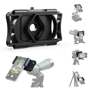 Adaptateur universel pour télescope de smartphone Diamètre d'oculaire 23 à 50mm Support de téléphone pour télescope binoculaire monoculaire - Product Image 2