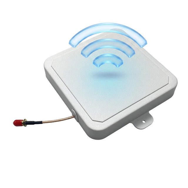 Circular Polarization UHF RFID Antenna with 840-960MHz Small Size Long Distance Passive RFID Antenna for Retail