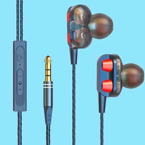 Auriculares con cable en la oreja de bobina móvil doble, resistente al agua, <span class=keywords><strong>ANC</strong></span> LED <span class=keywords><strong>BT</strong></span> 5,3, Control Manual para teléfono móvil - Product Image 1