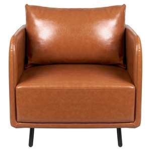 Sillón Individual Moderno de Cuero PU Refrigerante para Salones de Belleza, Apartamentos, Hoteles, Técnicos de Uñas y Uso en Sala de Estar - Product Image 1