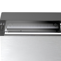 Nuovo Fabbricatore di Ghiaccio Automatico in Acciaio Inossidabile 2026, con Contatore Digitale a Proiettile R600A da 0,6 kg, Display LED, Capacità 1,5 L, Produzione 12 Kg, per Ghiaccio Trasparente