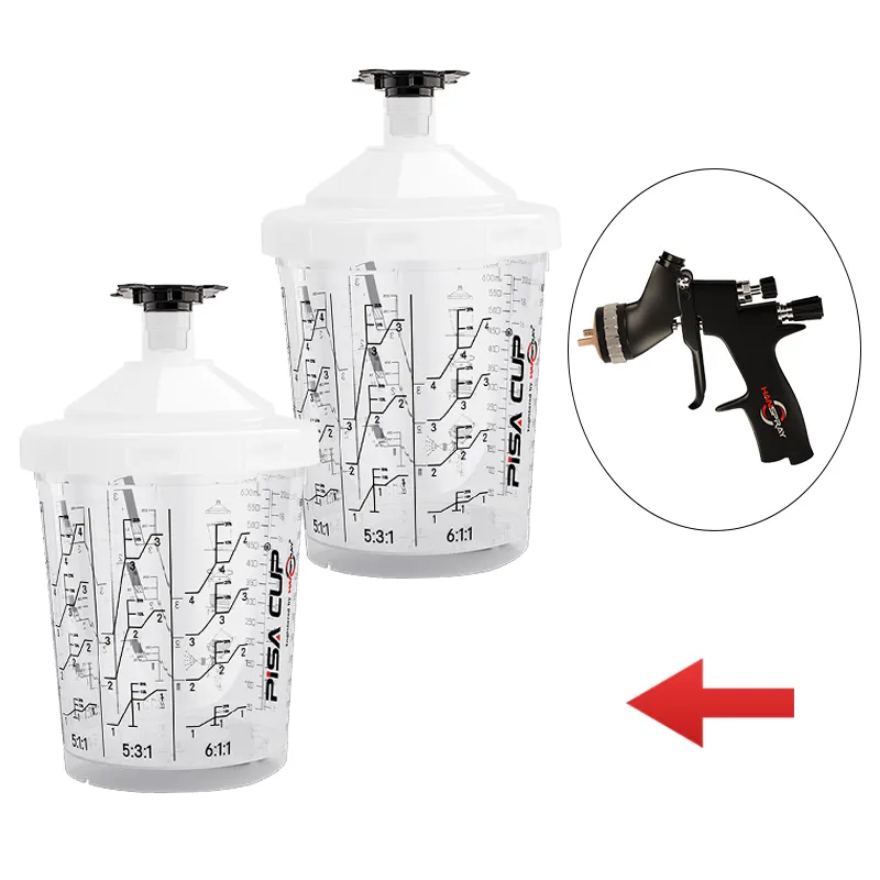 Spray Paint SPS Cup Painting Gun Cup Automotive Refinishing Air Pneumatic Hvlp Car Paint Air Spray Gun Cup