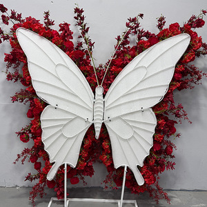 शादी प्रोप्स आयरन आर्ट तितली रोड गाइड स्टेज पृष्ठभूमि व्यवस्था - Product Image 4