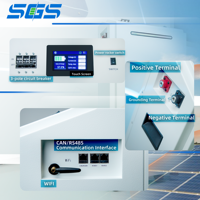 Système de stockage d'énergie divisé SGS pour stock UE, modèle L1, 48V 314Ah 16kWh, batterie LiFePO4 avec roues, BMS CAN RS485, garantie 10 ans