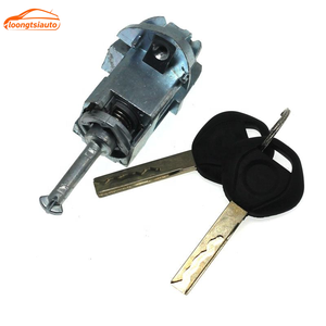 Nouveau cylindre de serrure de porte avant gauche Loongtsiauto avec clé en plastique 51217019975 pour Série <span class=keywords><strong>3</strong></span> <span class=keywords><strong>E46</strong></span> - Product Image 2
