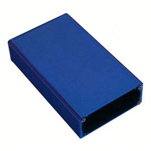 EBM Aluminum Alloy <b>Enclosure</b> Electrical Control Box IP55 Protection Custom Anodized Silver Extrusion Case PCB Electronics - Product Image 5