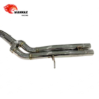 Système d'échappement à valve électronique avec quatre sorties en acier inoxydable poli style AMG pour Audi Q7 3.0T V6 2016-2019 – Livraison rapide