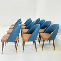Chaise de salle à manger à dossier souple et cadre métallique, design simple et moderne, confortable pour la maison, utilisation en appartement, style parc, luxe léger
