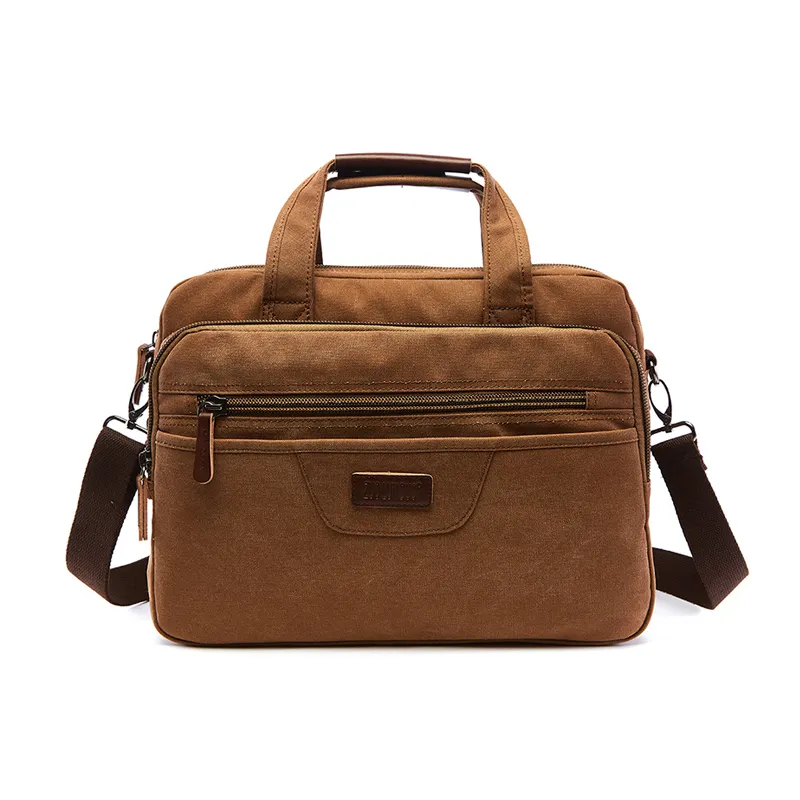 Çok fonksiyonlu benzersiz rahat vintage evrak çantası boş bez çantalar retro çevre dostu büyük tuval malzeme erkek çanta