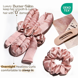 무열 컬링로드 머리띠 수면 없음 열 밤 컬링 머리띠 자연 웨이브 헤어 소프트 컬러 세트 만들기 - Product Image 2