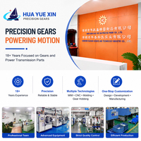 Hua Yue Xin Engrenage conique de précision usiné CNC sur mesure - Plastique, Acier inoxydable, Acier, Alliage d'aluminium, Laiton