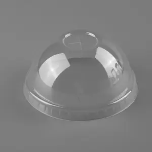 90 Mm 95 Mm Kaliber Wegwerp Clear Pvc Plastic Dome Deksel