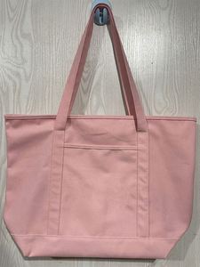 Custom Brand Print Logo <b>Large</b> Capacity Tote <b>Bag</b> Pocket Design Canvas Handbag for Women Lady <b>Beach</b> Casual Daily Fashion Dress - Product Image 5