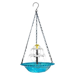 Mangeoire à oiseaux suspendue pour <span class=keywords><strong>balcon</strong></span> extérieur, mangeoire à oiseaux <span class=keywords><strong>solaire</strong></span> flottante, <span class=keywords><strong>fontaine</strong></span> pour oiseaux - Product Image 5